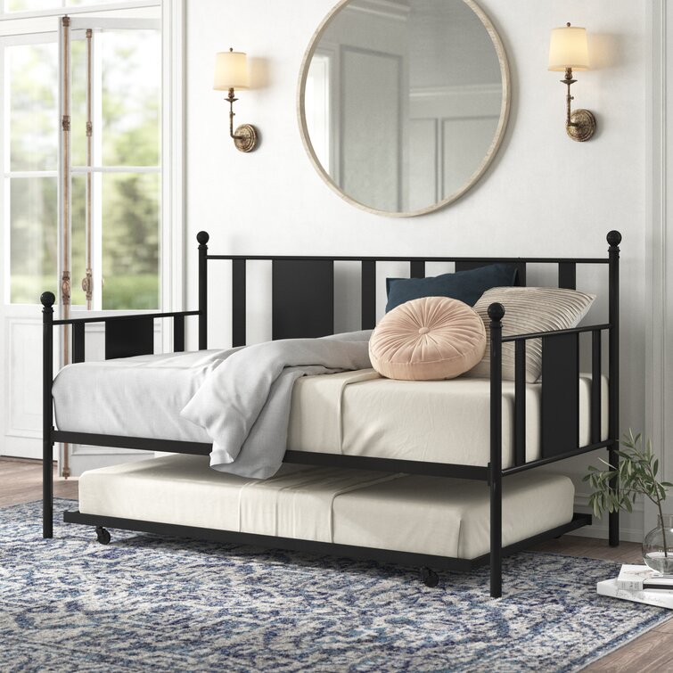 Full metal deals daybed with trundle